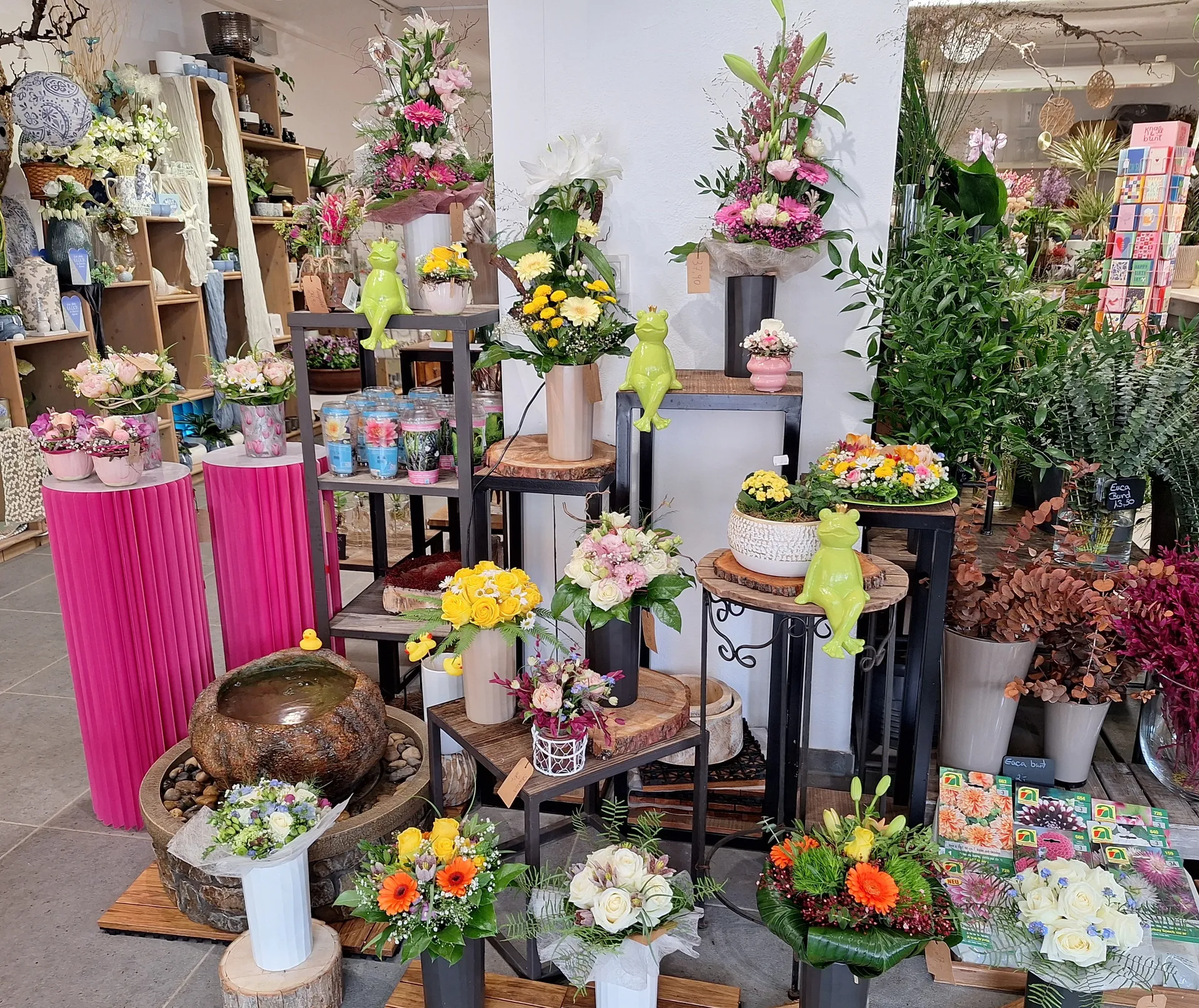 Dekorative Floristik im Blumenstüberl